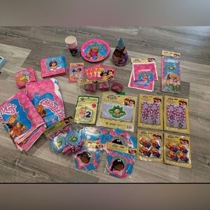 Cabbage Patch Birthday Party Supplies Set - Pink